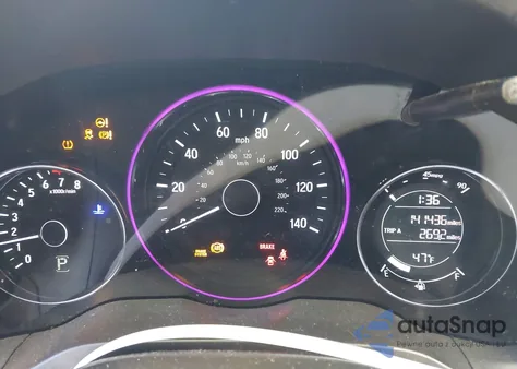 2017 Honda Hr-V Ex-L from USA, damaged, VIN 3CZRU6H77HM729387